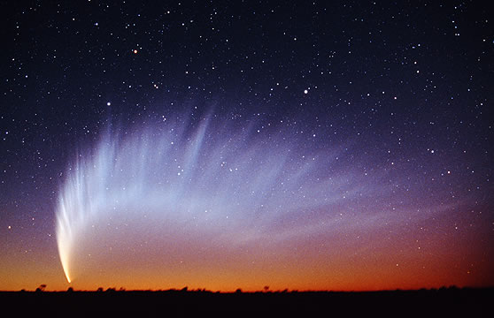 Comet McNaught in 2007, by Akira Fujii